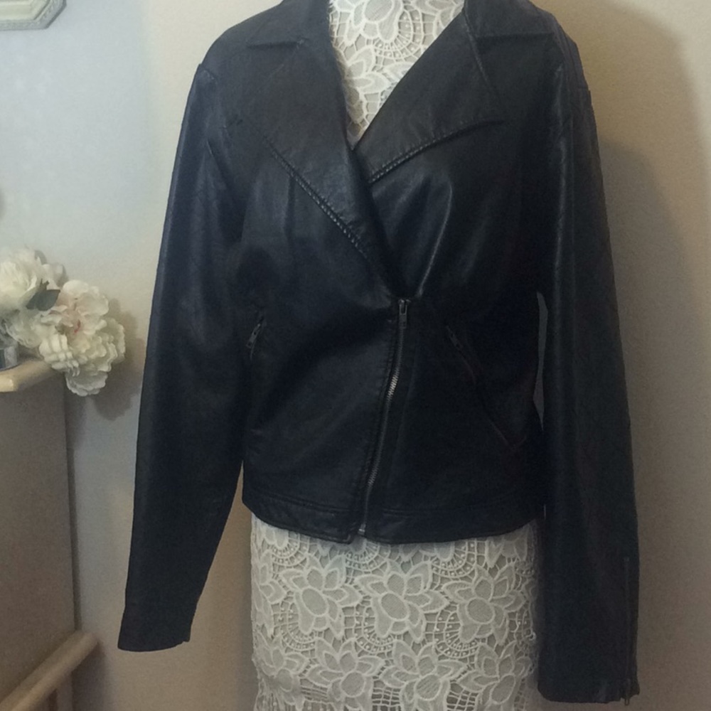 Leather Jacket- XL